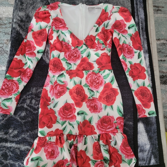 Floral Bodycon dress - Picture 1 of 3